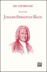 101 Chorales Harmonized by Bach SATB Choral Score cover
